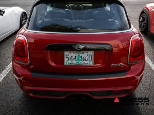 MINI Convertible R57 Bumper Guard - Rear - CravenSpeed - Vinyl Version (2009 - 2015)